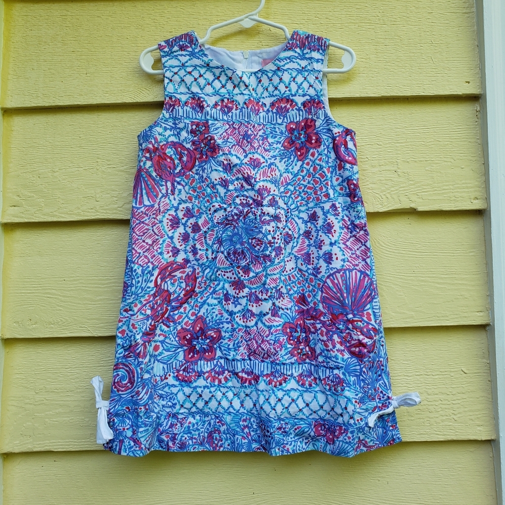 Lilly pulitzer shift girl dress size 5t